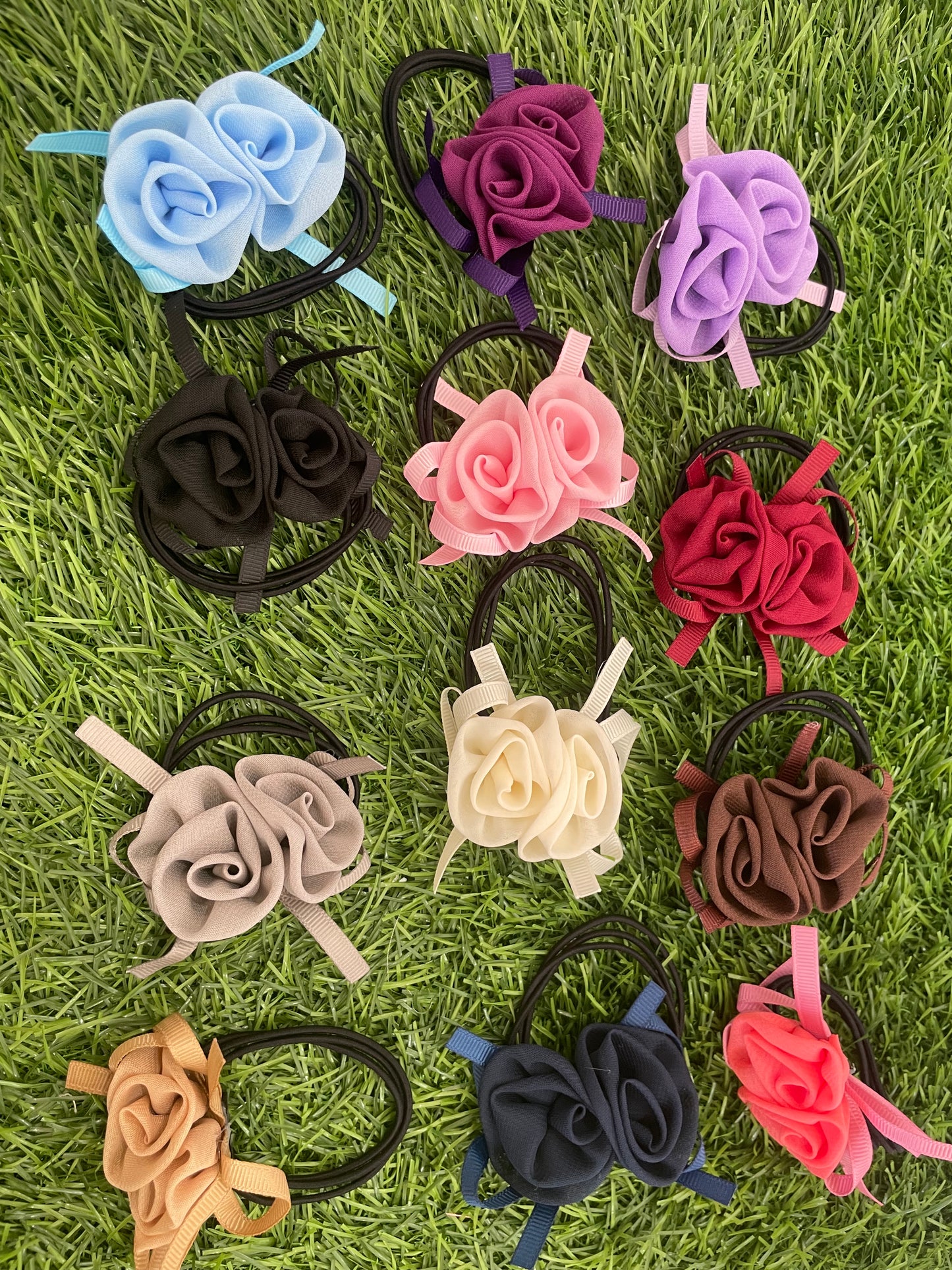 Rose RubberBands/Hair Ties