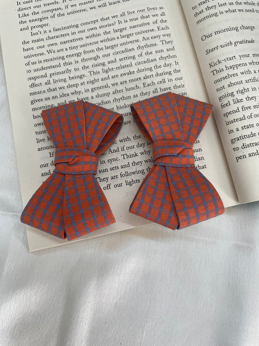 Rust/Brick Hair Bows