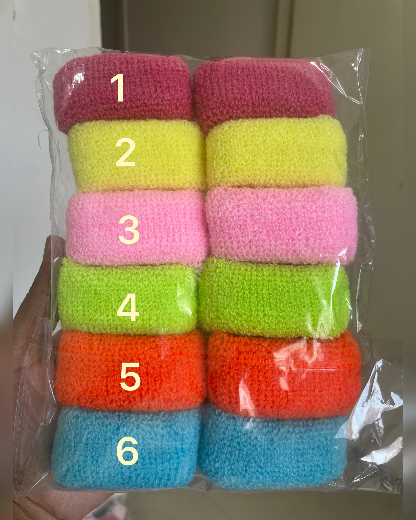 Multicolour Towel RubberBands