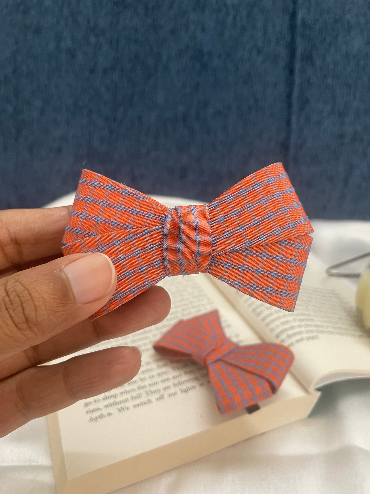 Rust/Brick Hair Bows