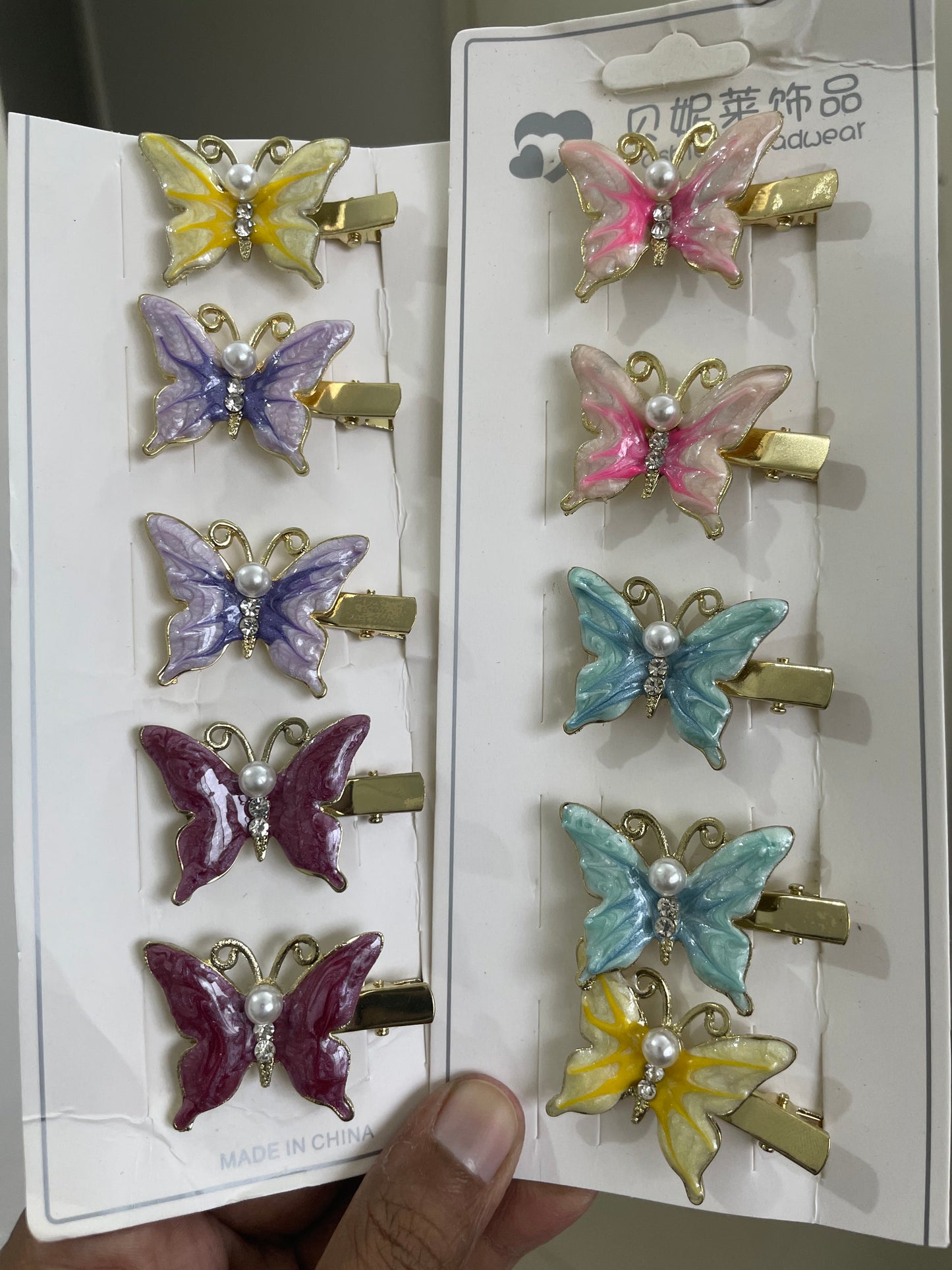 Butterflies Hair Pins