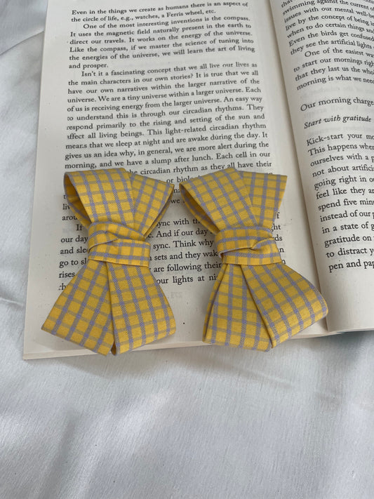 Yellow Hair Bows