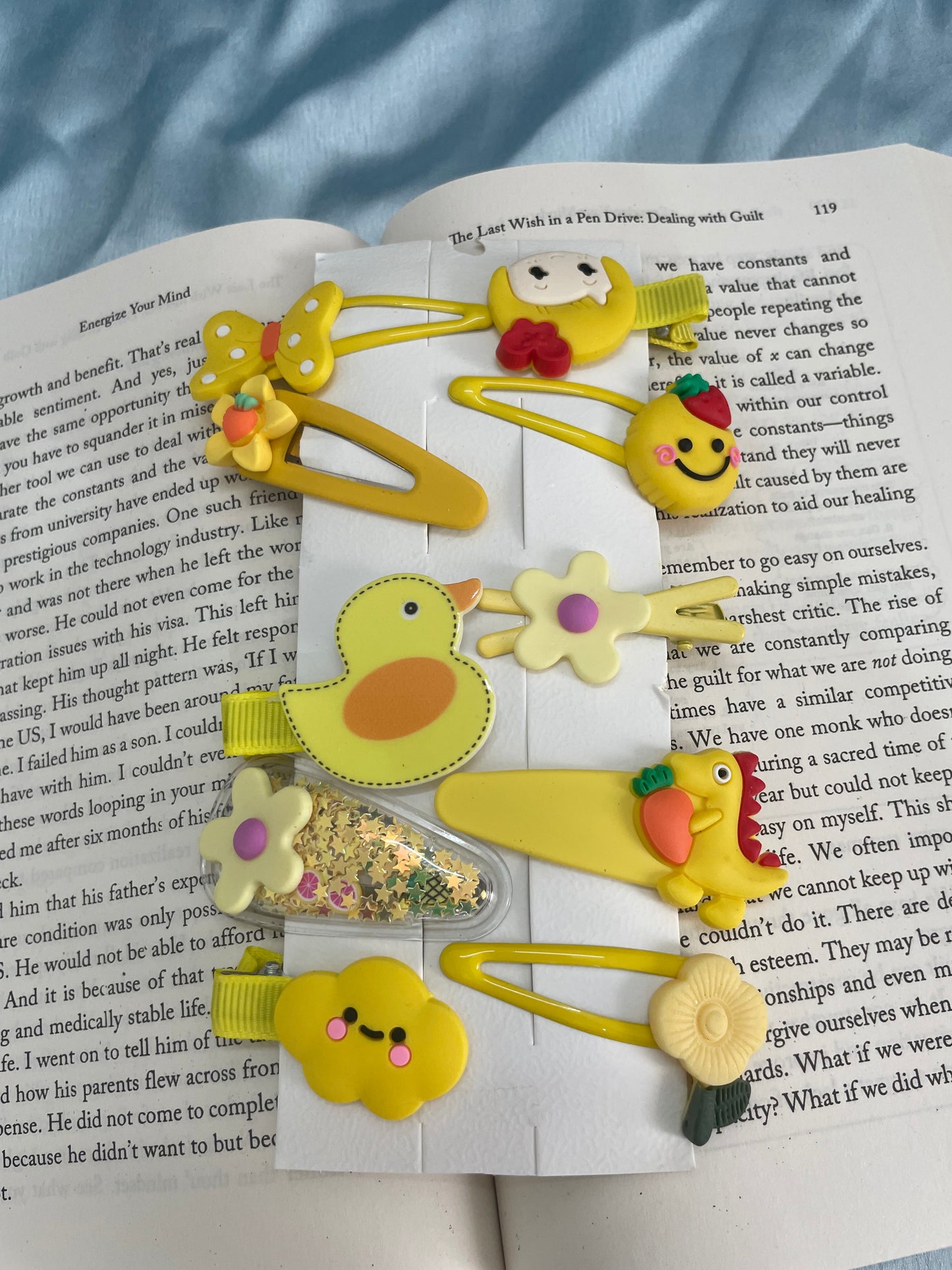 Yellow Hair Pins