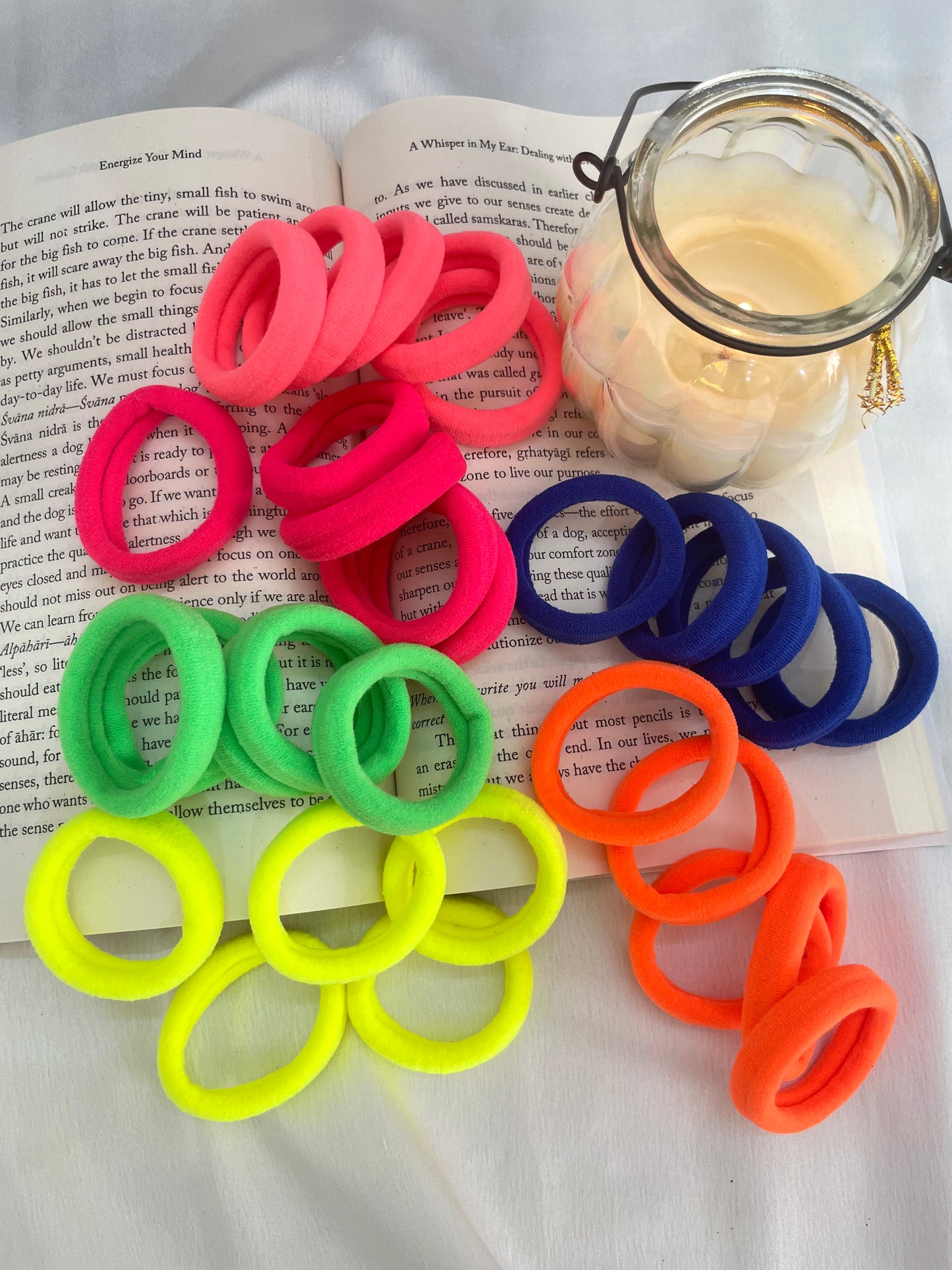 Neon Colours Rubber Bands