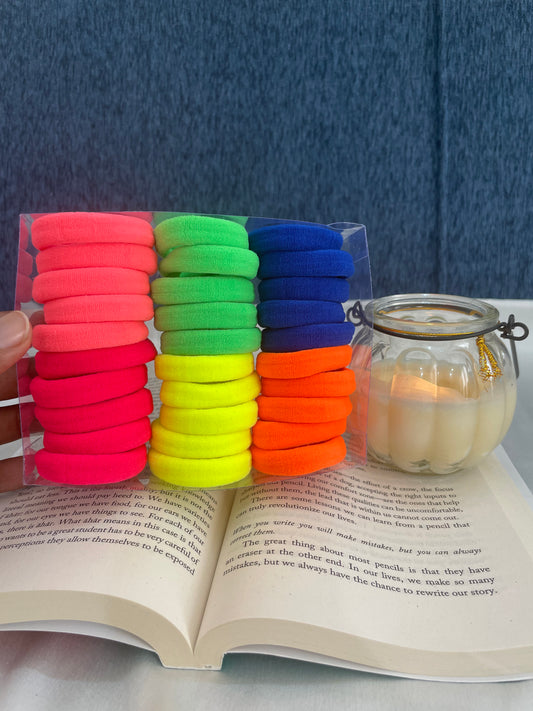 Neon Colours Rubber Bands