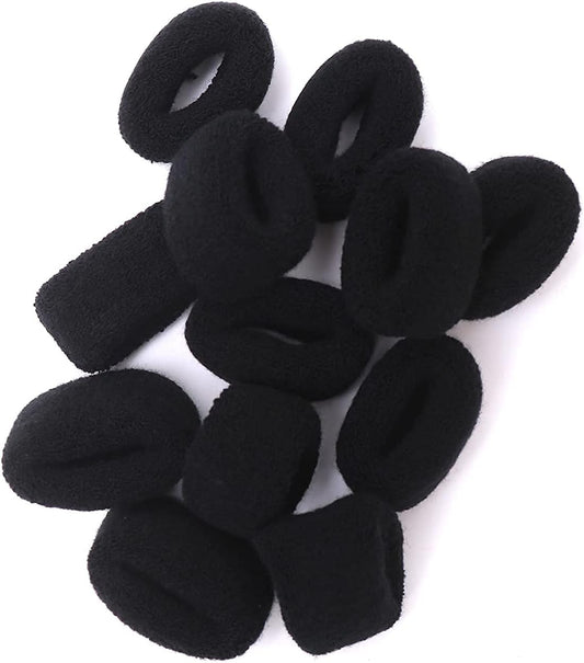 Black Cotton Soft Elastic Rubber Bands