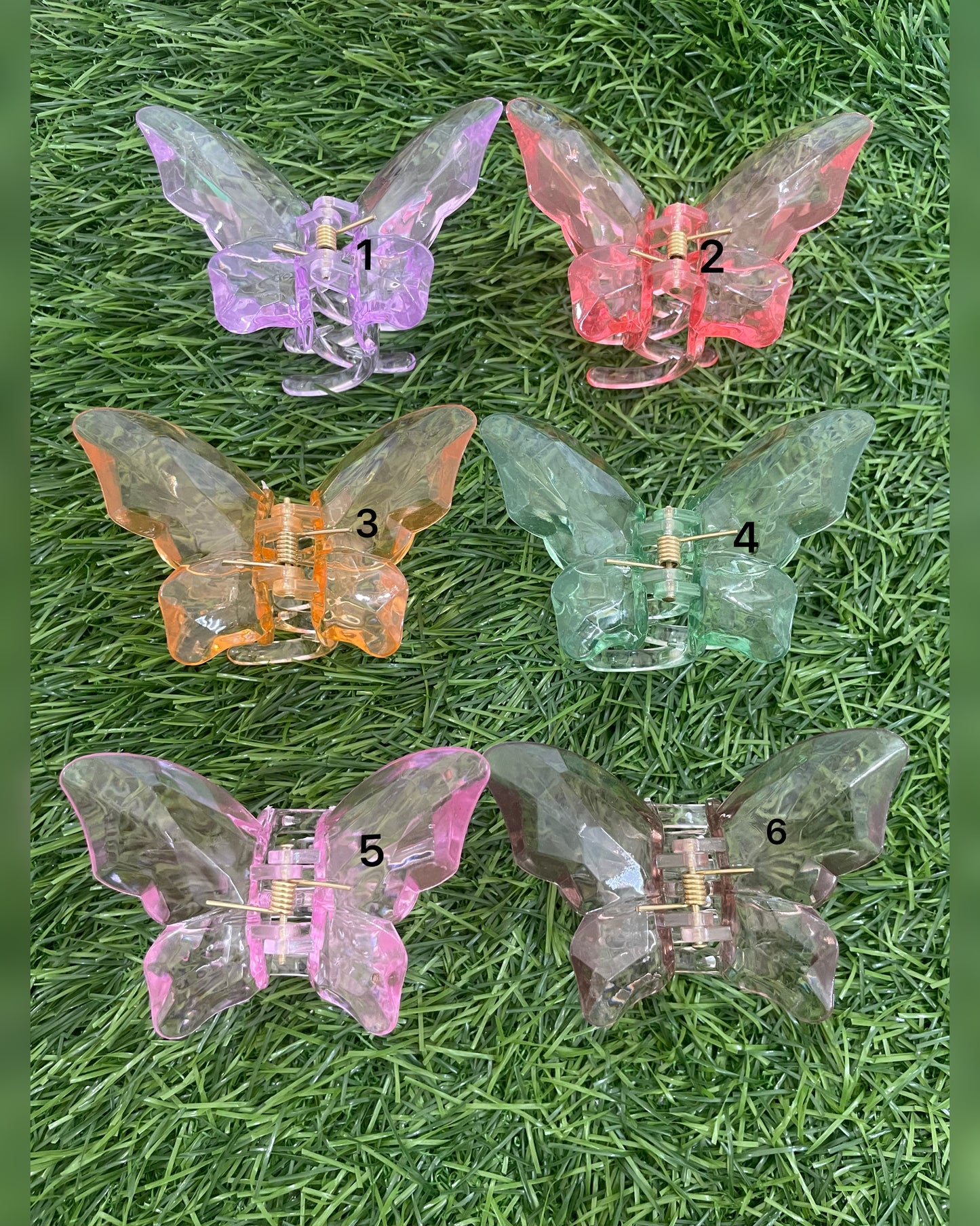 Large Crystal Butterflies