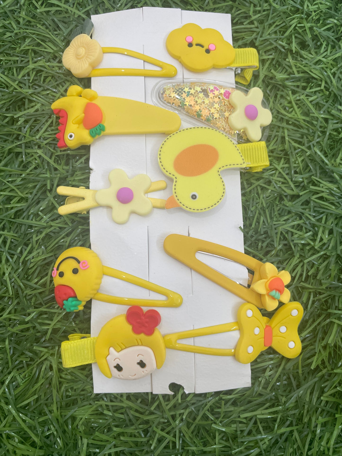 Yellow Hair Pins